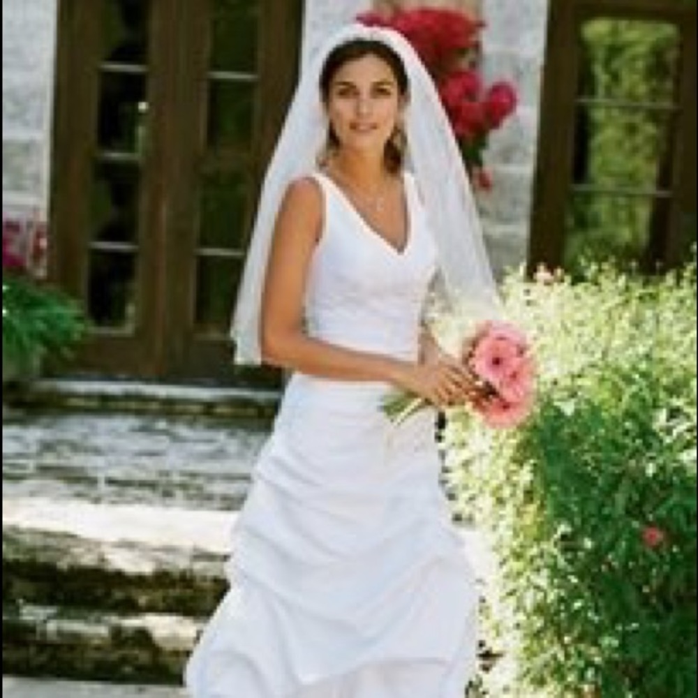 Ivory David’s Bridal Wedding dress